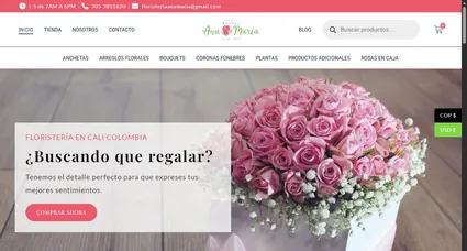 Tienda online de Flores Ana María en Colombia